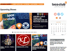 Tablet Screenshot of lococlub.org